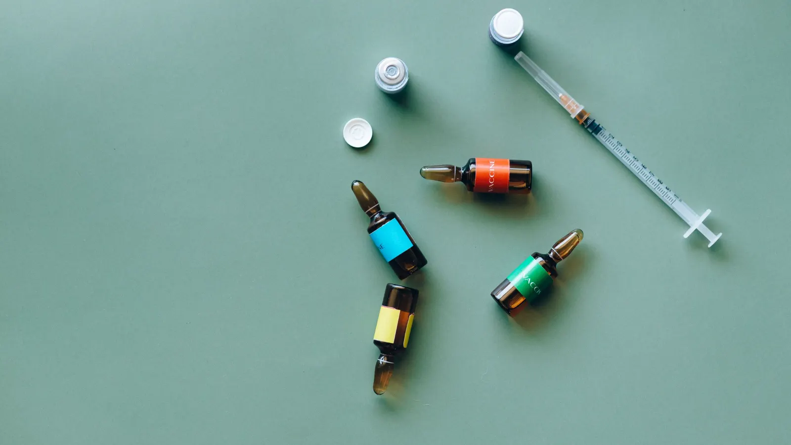 Injectable ampoules and vials held for wholesale supply