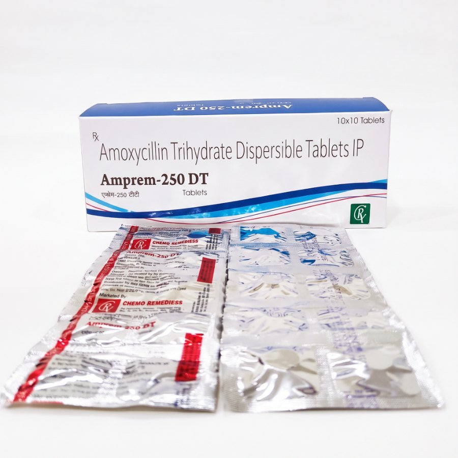 AMPREM-250 DT Tablet — Amoxycillin 250 mg
