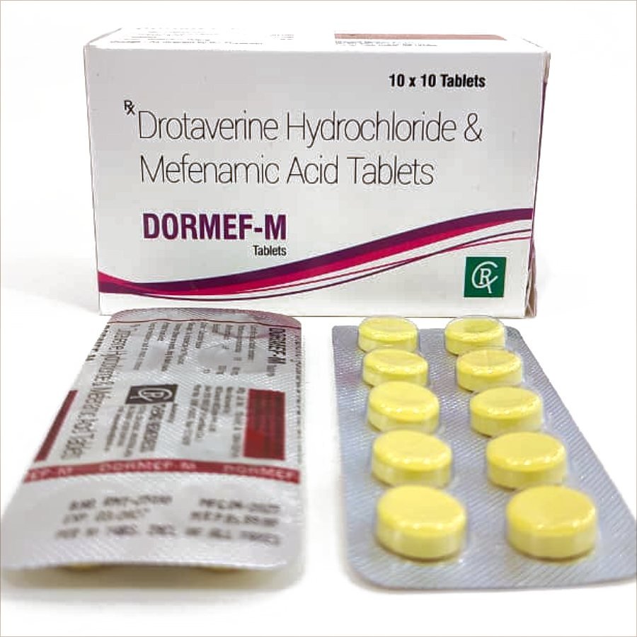 DORMEF-M Tablet — Drotaverine 80 mg + Mefenamic Acid 250 mg