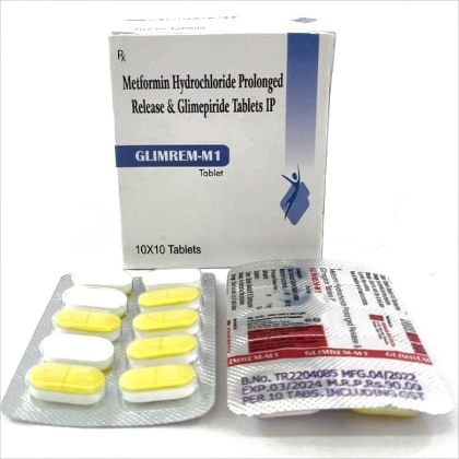GLIMREM-M1 — Glimepiride 1 mg + Metformin (prolonged-release) 500 mg