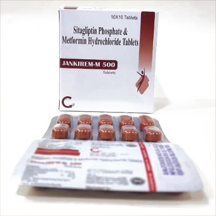 JANKIREM-M 500 Tabs — Sitagliptin 50 mg + Metformin 500 mg