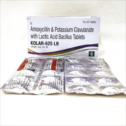 KOLAR-625 LB — Amoxycillin + Potassium Clavulanate + Lactic Acid Bacillus