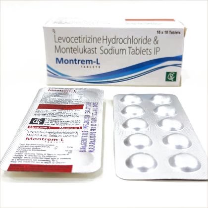 MONTREM-L Tablet — Montelukast 10 mg + Levocetirizine 5 mg