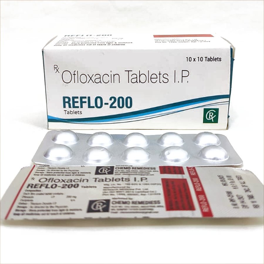 REFLO-200 Tablet — Ofloxacin 200 mg