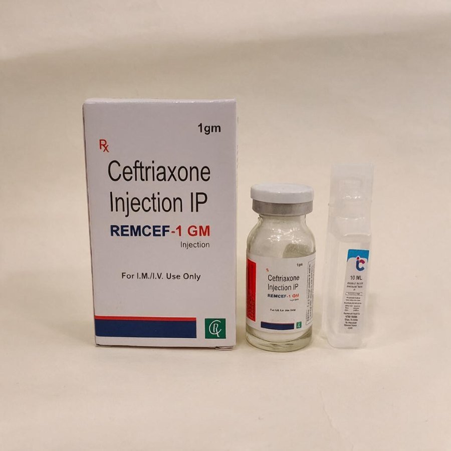 REMCEF-1 GM Injection — Ceftriaxone 1 g