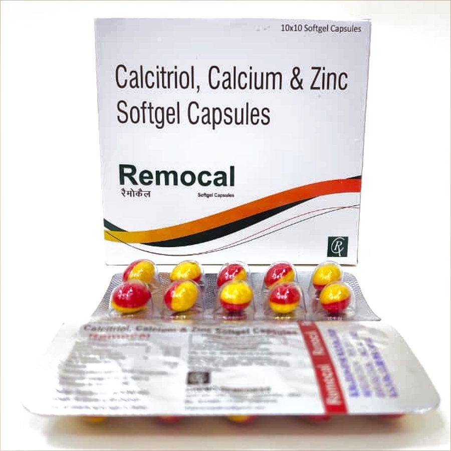 REMOCAL Capsule — Calcitriol + Calcium Carbonate 500 mg + Zinc Sulphate 7.5 mg