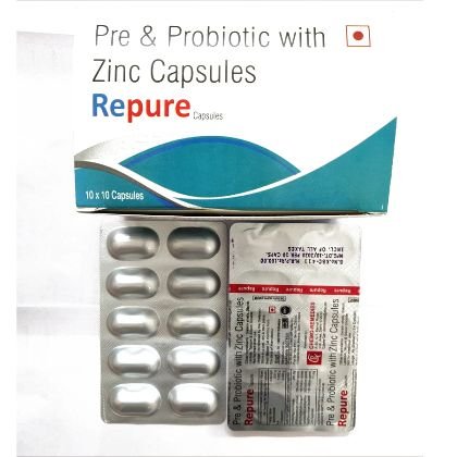 REPURE Caps — Prebiotic + Probiotic + Zinc