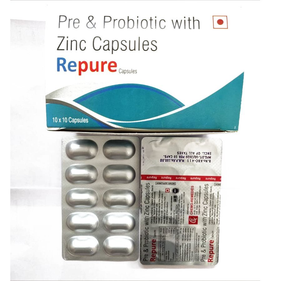 REPURE Caps — Prebiotic + Probiotic + Zinc