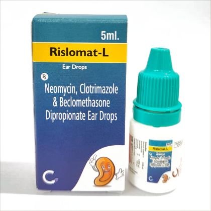 RISLOMAT-L Ear Drops — Clotrimazole + Beclomethasone + Neomycin