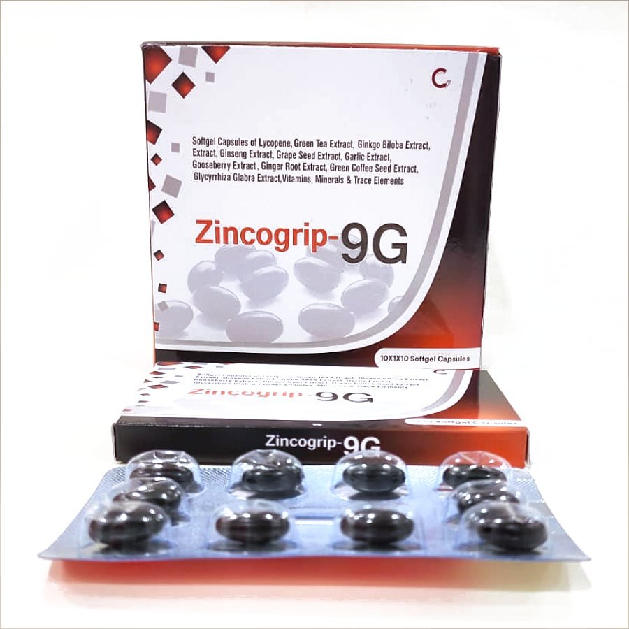 ZINCOGRIP-9G Capsule — Lycopene with 9G extracts